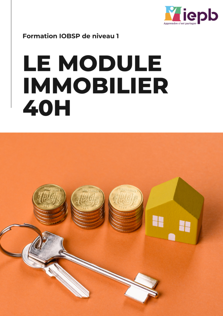 Le module  immobilier 40h