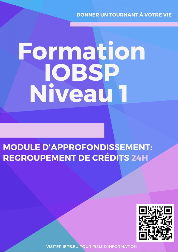 IOBSP 1 module d'approfondissement : Regroupement de crédits