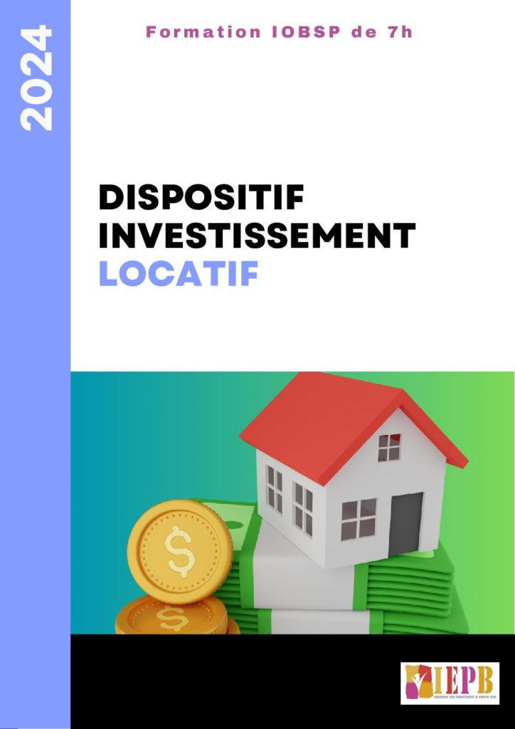 Formation IOBSP 7h : Dispositif investissement locatif