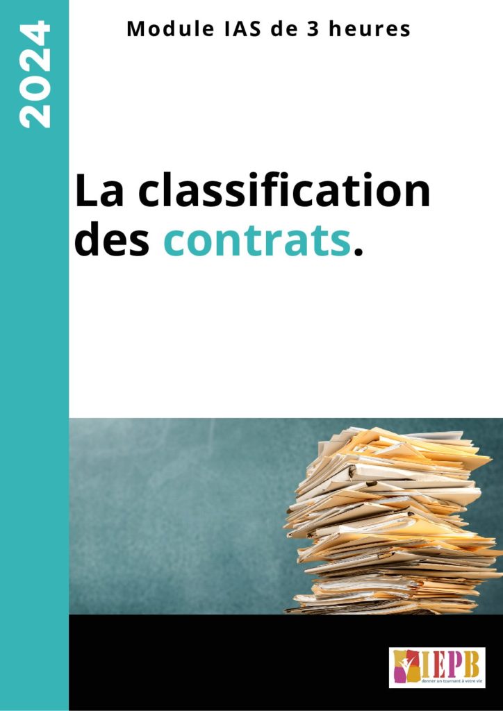 La classification des contrats