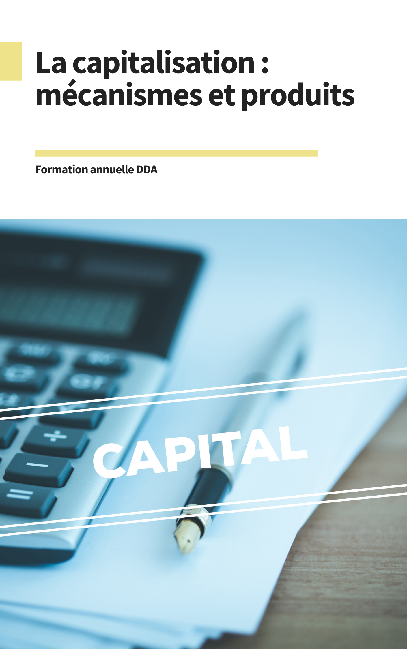 La capitalisation : mécanismes et produits