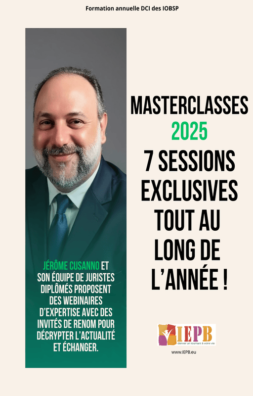 Les masterclasses IOBSP de 2025